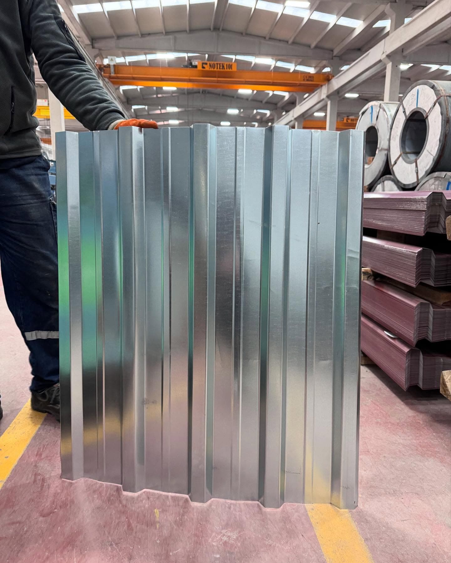 Trapezoidal Sheet Production Process Trapezoidal Sheet Production Process
