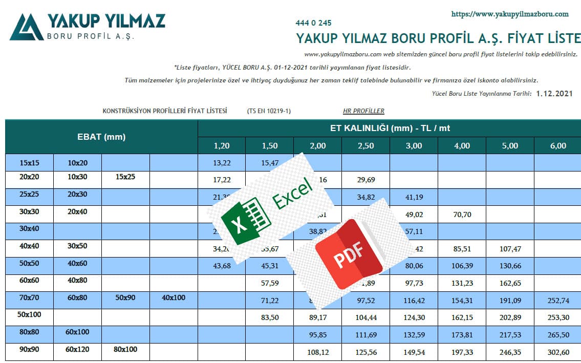 YakupYilmaz-YeniFiyatListesi-01-12-2021
